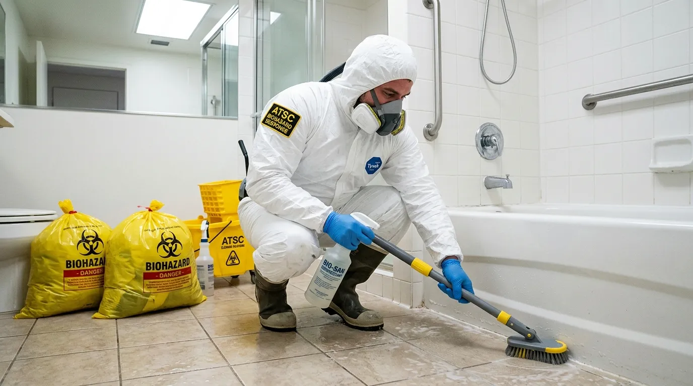 Decontamination equipment deployed for Blood Cleanup in Bryn Mawr